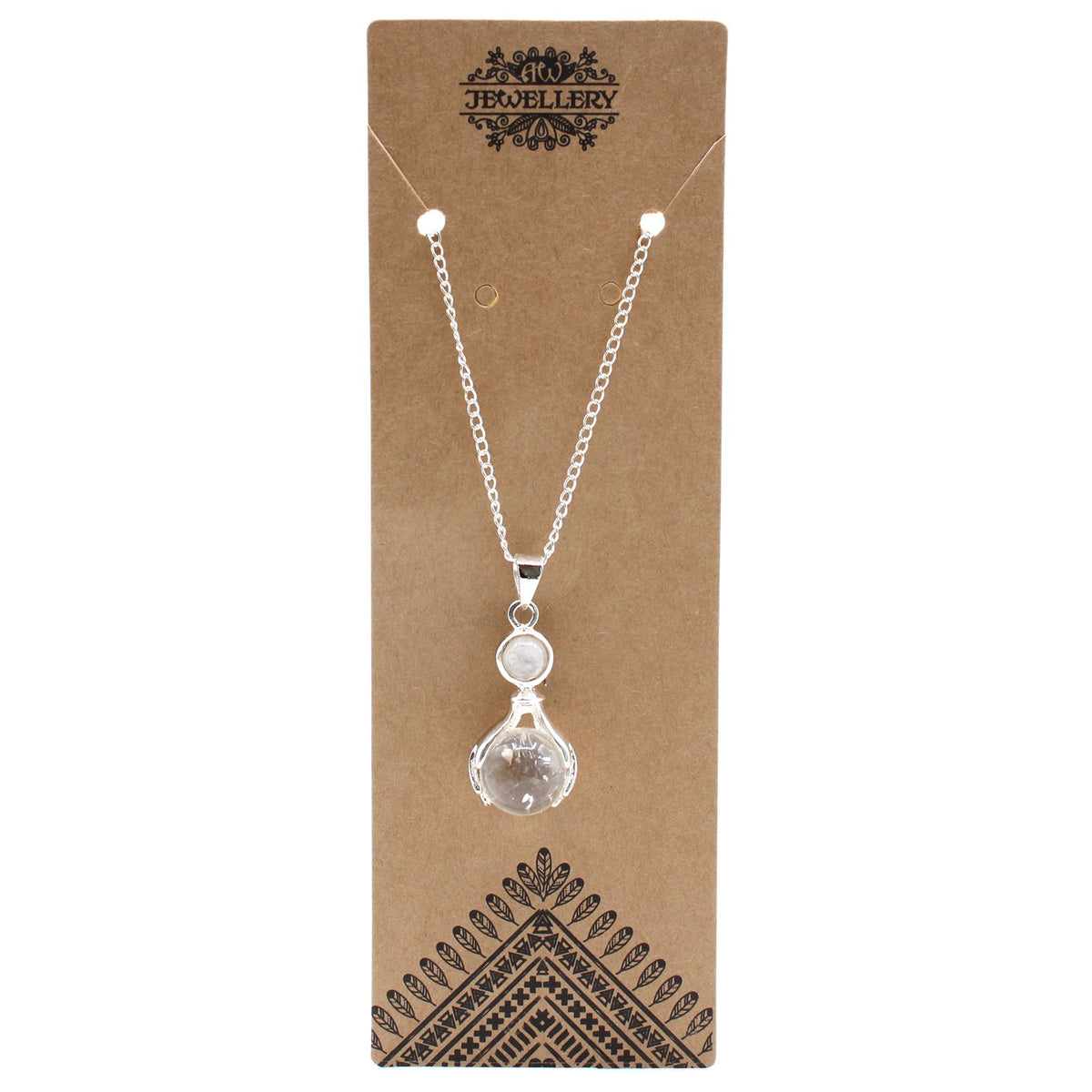 Colgante de Manos Curativas de Piedras Preciosas - Cuarzo de Roca - Tienda Online de Productos Naturales y Ecológicos
