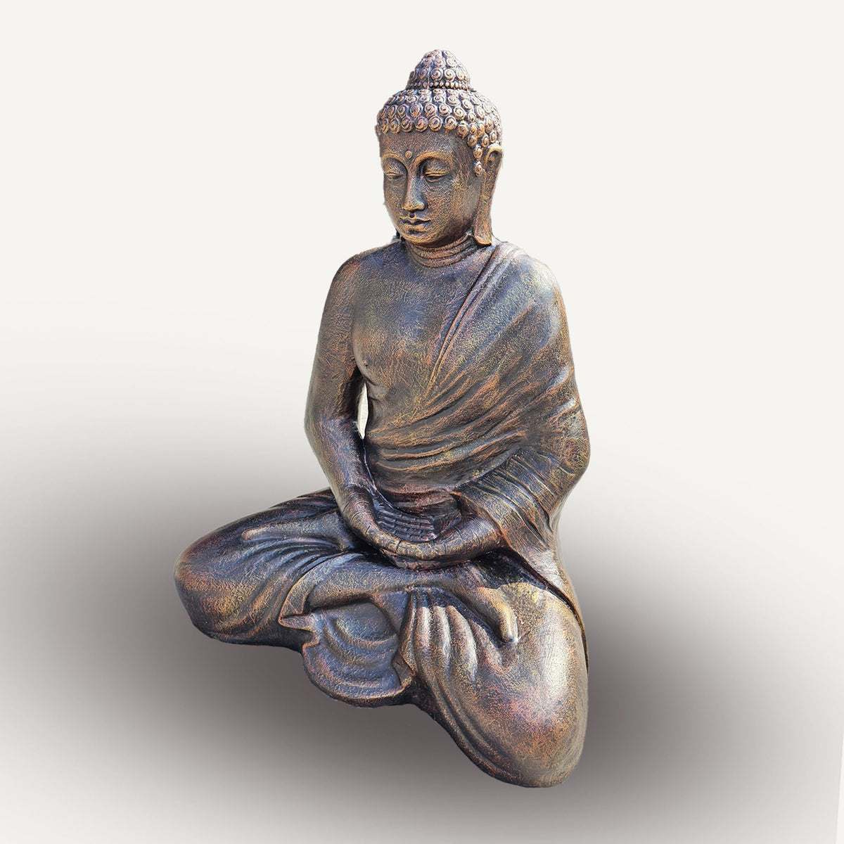 Buda tailandés grande de oro antiguo - 0.96m - Tienda Online de Productos Naturales y Ecológicos