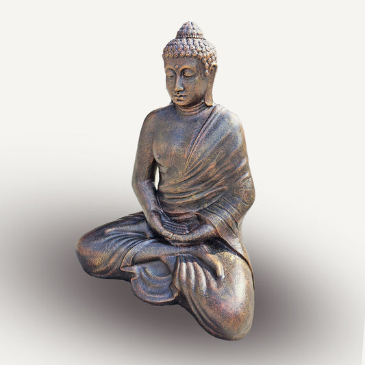 Buda tailandés grande de oro antiguo - 0.96m - Tienda Online de Productos Naturales y Ecológicos