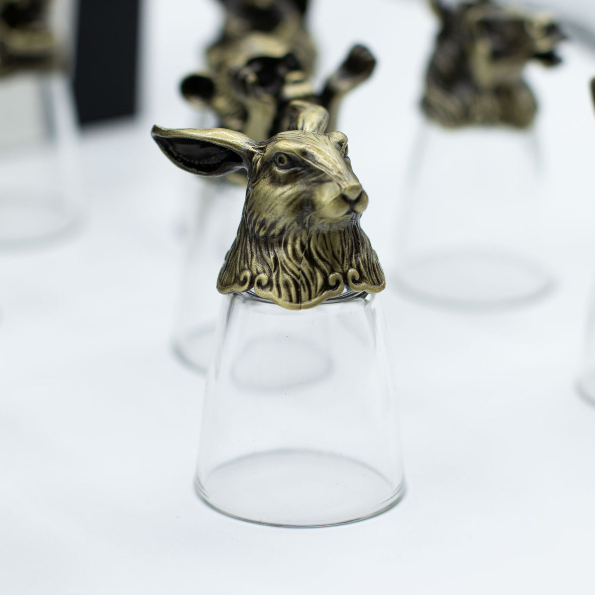 Vasos de chupito Bottom Up (25ml) - Bosque y Criaturas Místicas - Bronce Antiguo - Tienda Online de Productos Naturales y Ecológicos