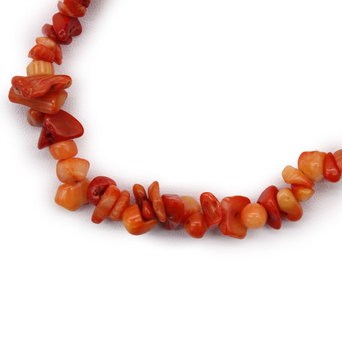 Pulsera Fragmentos de Piedras Preciosas - Piedra de coralita - Tienda Online de Productos Naturales y Ecológicos