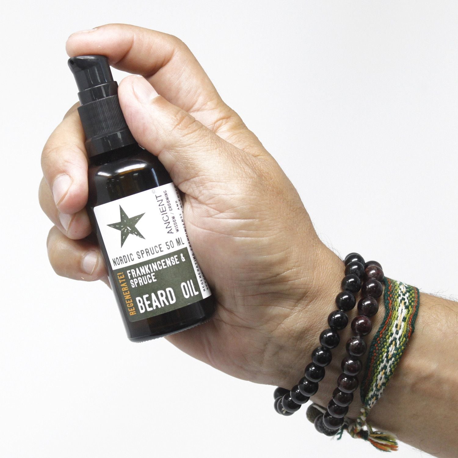 50ml Aceite para la barba - Heroe Espartano - Mantén! - Tienda Online de Productos Naturales y Ecológicos
