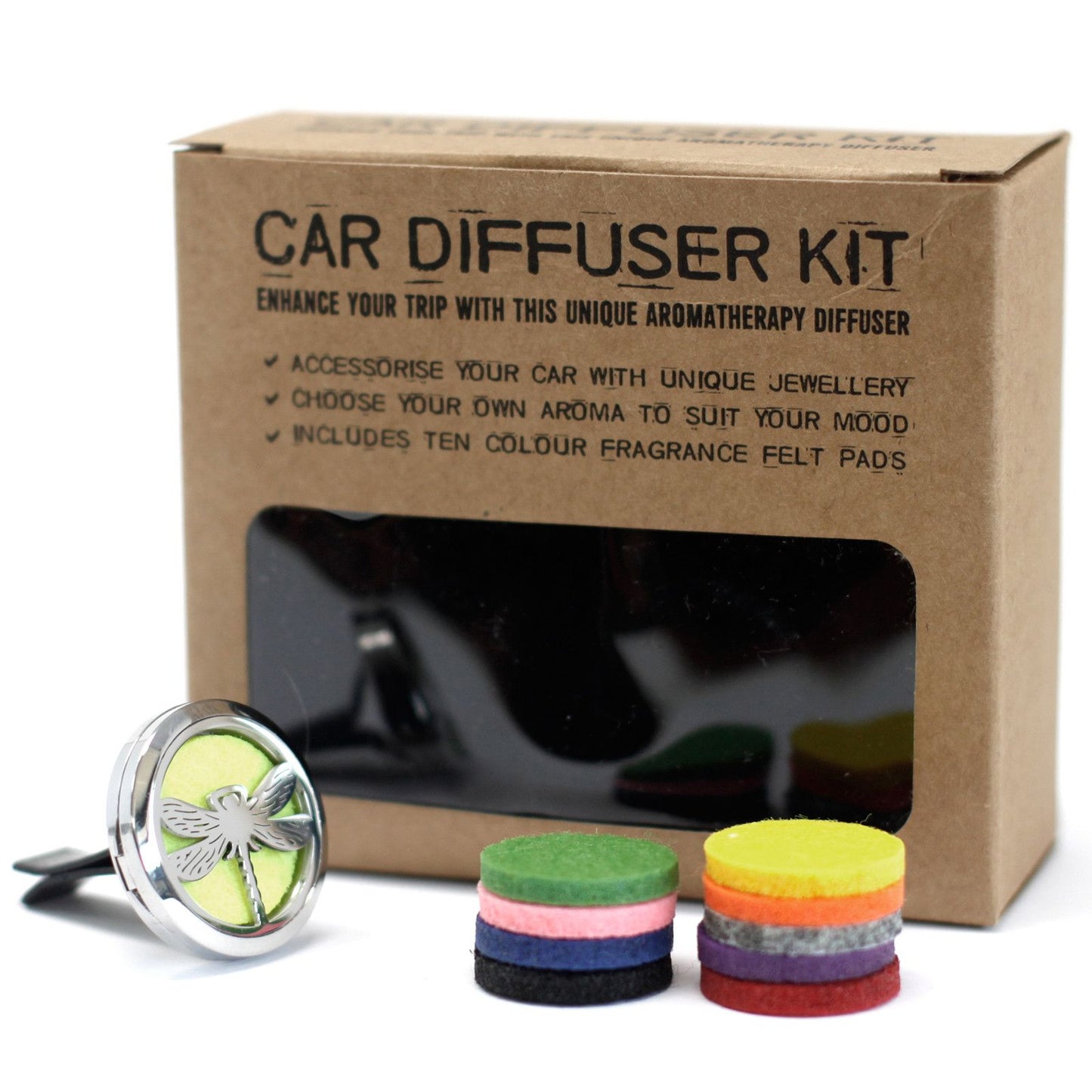 Kit difusor para coche - Libélula - 30mm - Tienda Online de Productos Naturales y Ecológicos
