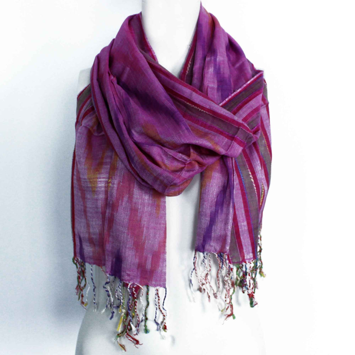 Bufandas bohemias indias - 50x180cm - Azules aleatorios - Tienda Online de Productos Naturales y Ecológicos