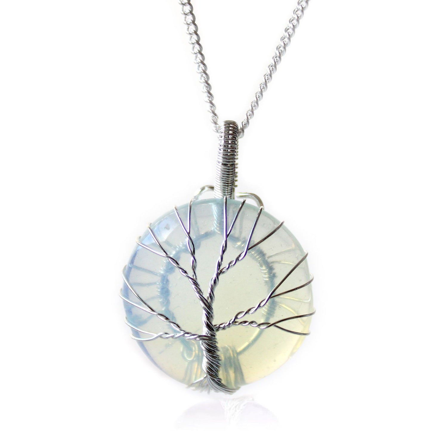 Collar Árbol de la Vida - Opalita - Tienda Online de Productos Naturales y Ecológicos