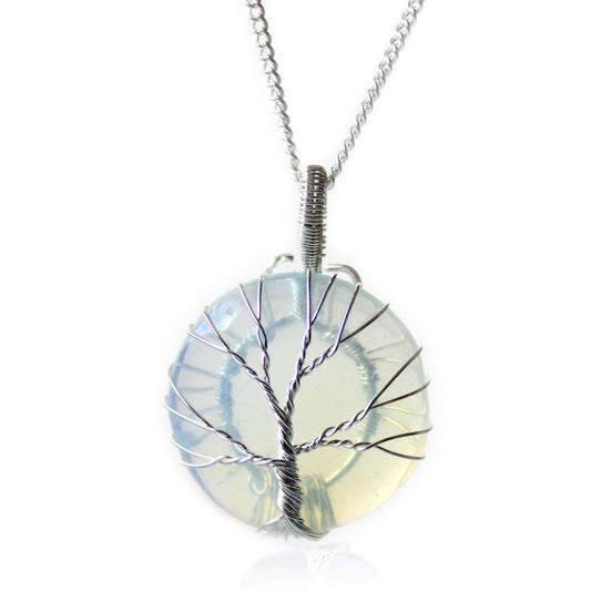 Collar Árbol de la Vida - Opalita - Tienda Online de Productos Naturales y Ecológicos