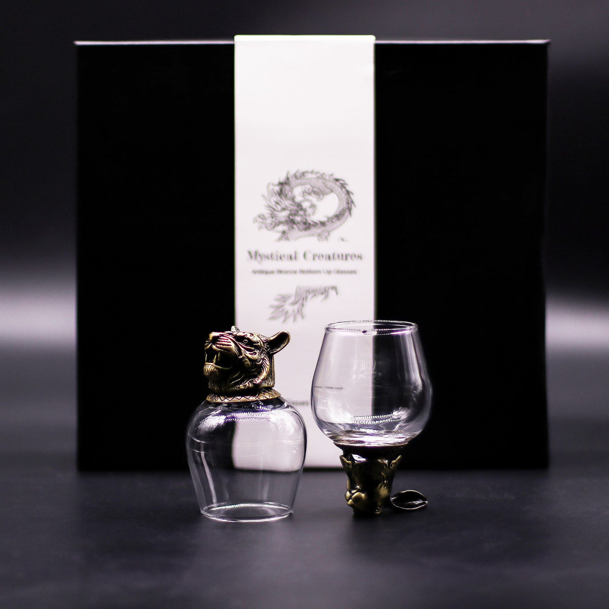 Set de regalo de 6 vasos (100 ml) - Criaturas Místicas - Bronce Antiguo - Tienda Online de Productos Naturales y Ecológicos