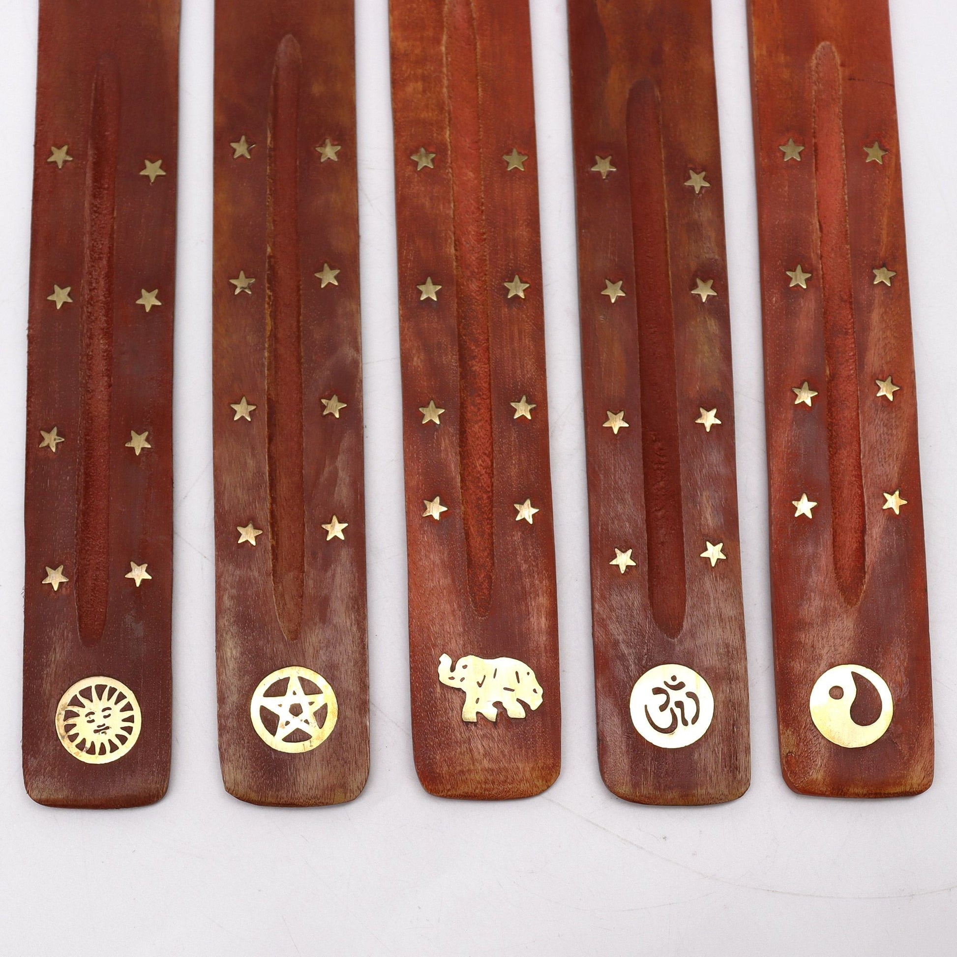Brass Inlaid Ashcatcher - Mango Wood - Tienda Online de Productos Naturales y Ecológicos