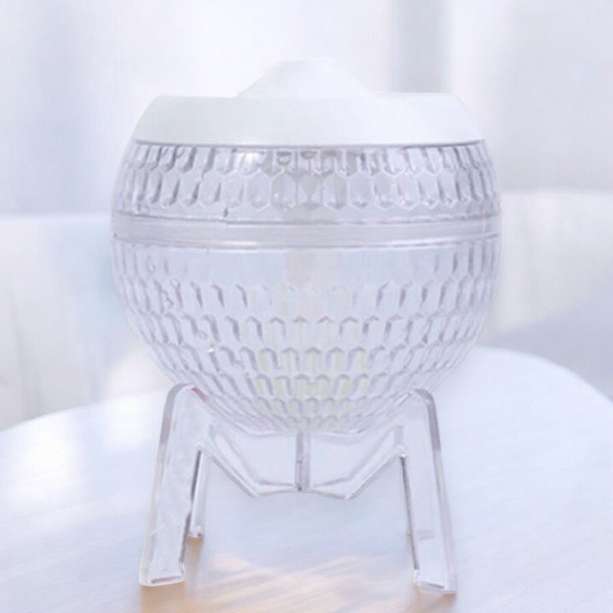 Difusor transparente Mondo Planet - USB - Cambio de color (luz abajo) - Tienda Online de Productos Naturales y Ecológicos