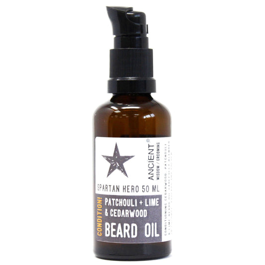 50ml Aceite para la barba - Heroe Espartano - Mantén! - Tienda Online de Productos Naturales y Ecológicos