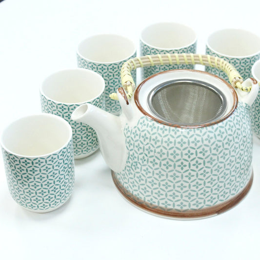 Set de tetera - Mosaico verde - Tienda Online de Productos Naturales y Ecológicos