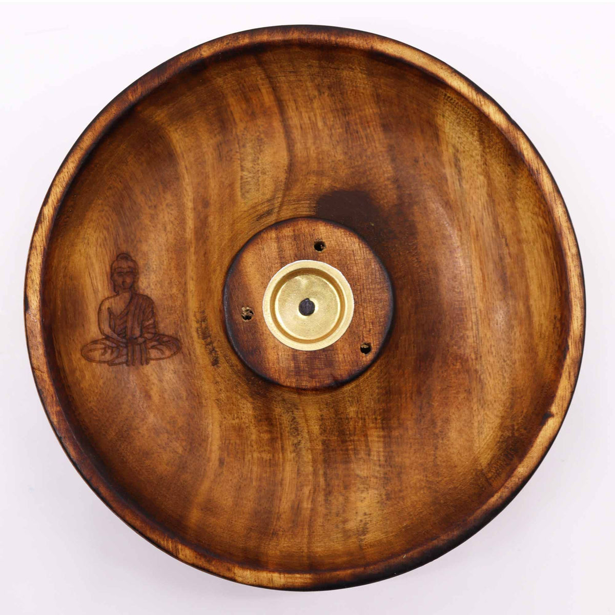 Disco porta incienso para conos y varillas - Buda - Tienda Online de Productos Naturales y Ecológicos