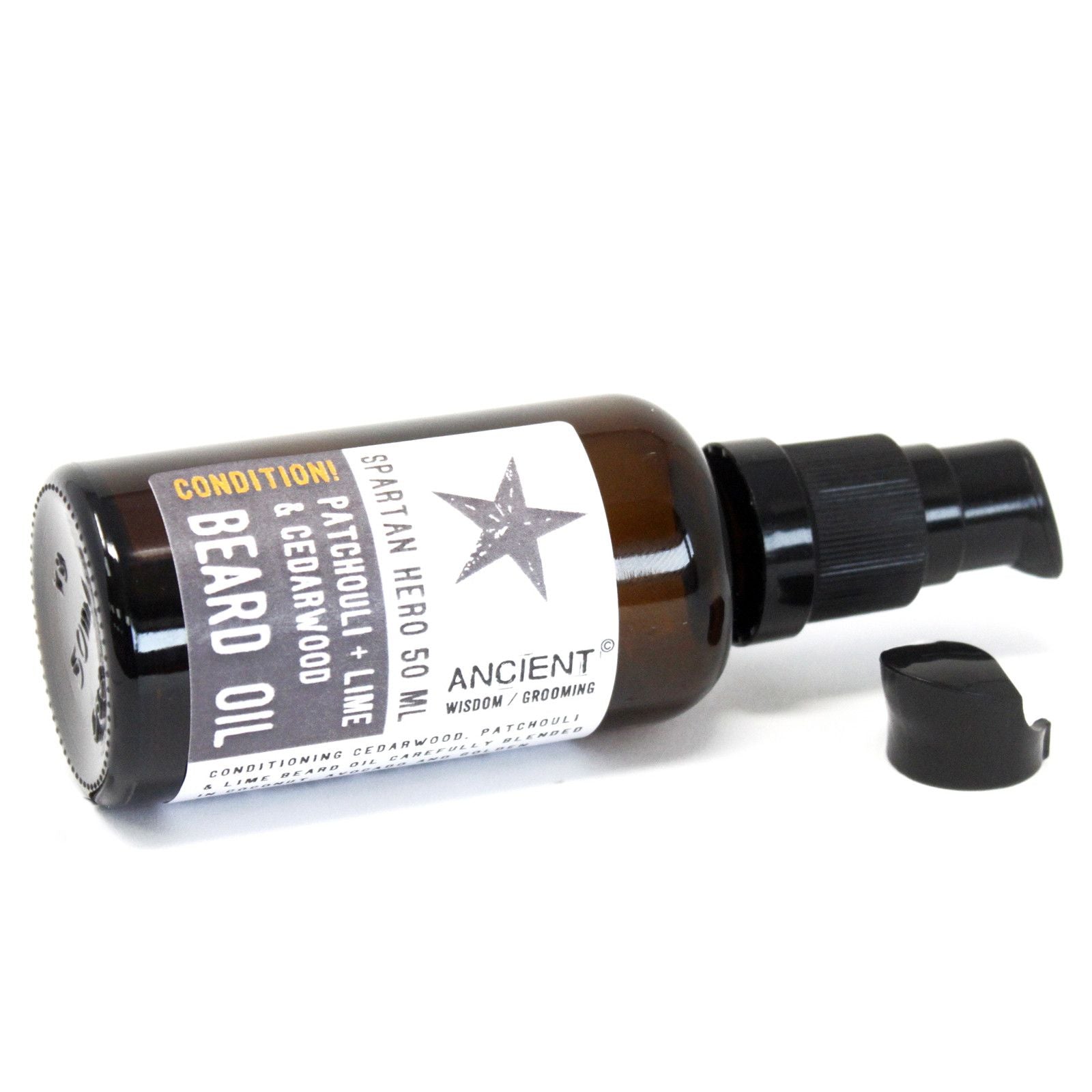 50ml Aceite para la barba - Heroe Espartano - Mantén! - Tienda Online de Productos Naturales y Ecológicos