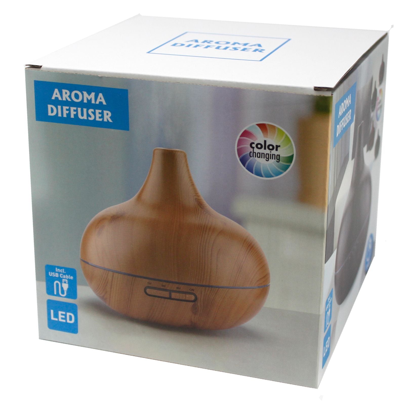 Santorini Atomiser - Shell Effect - USB - Colour Change - Timer - Tienda Online de Productos Naturales y Ecológicos