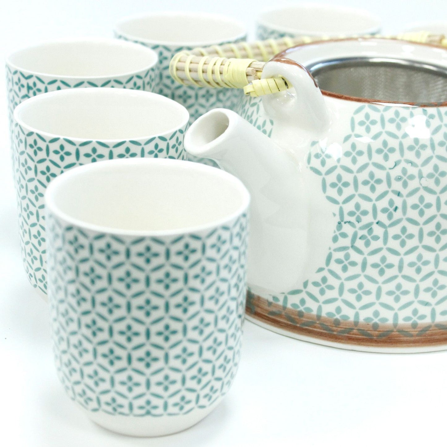 Set de tetera - Mosaico verde - Tienda Online de Productos Naturales y Ecológicos