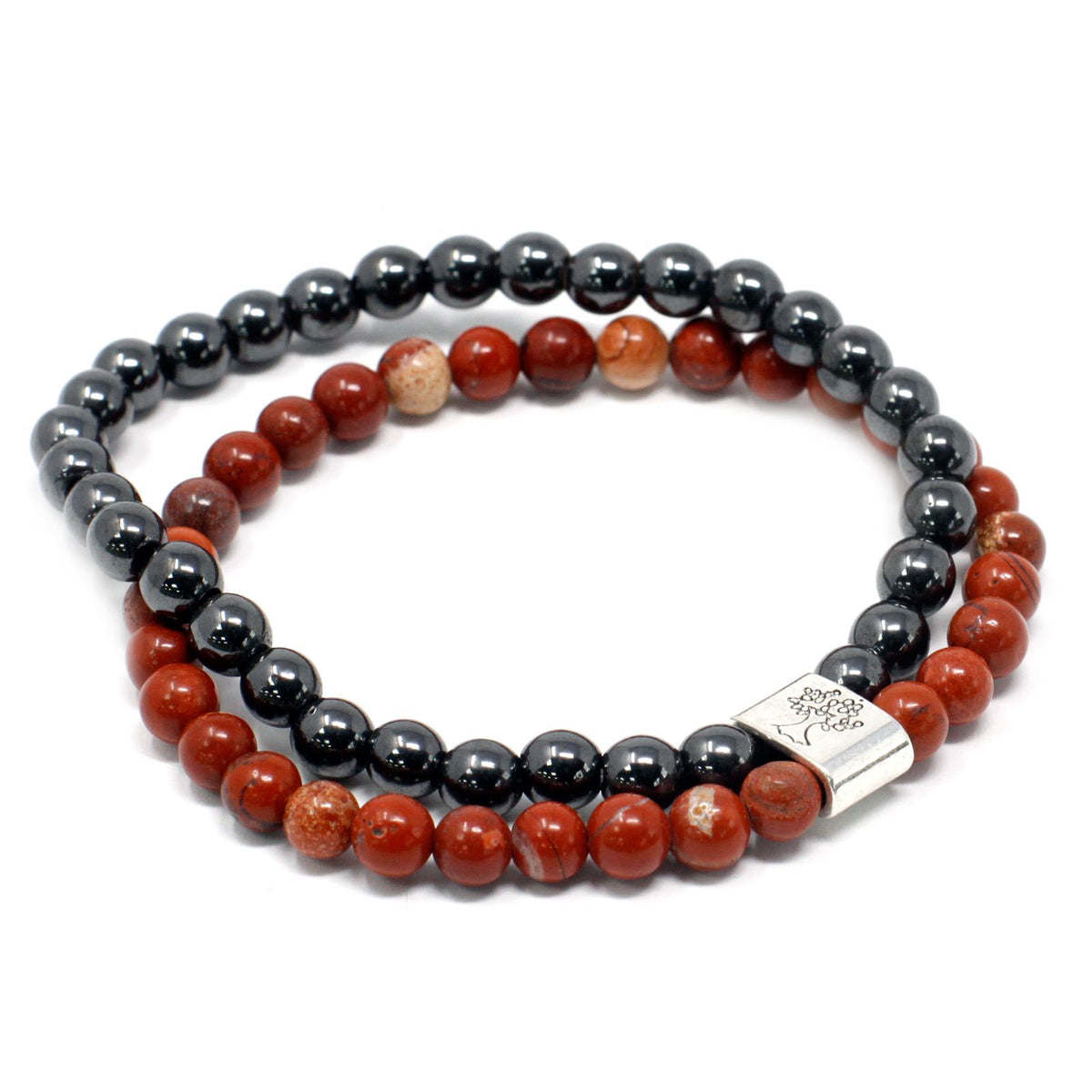 Pulsera de Piedras Preciosas Magnéticas - Piedra Roja - Tienda Online de Productos Naturales y Ecológicos