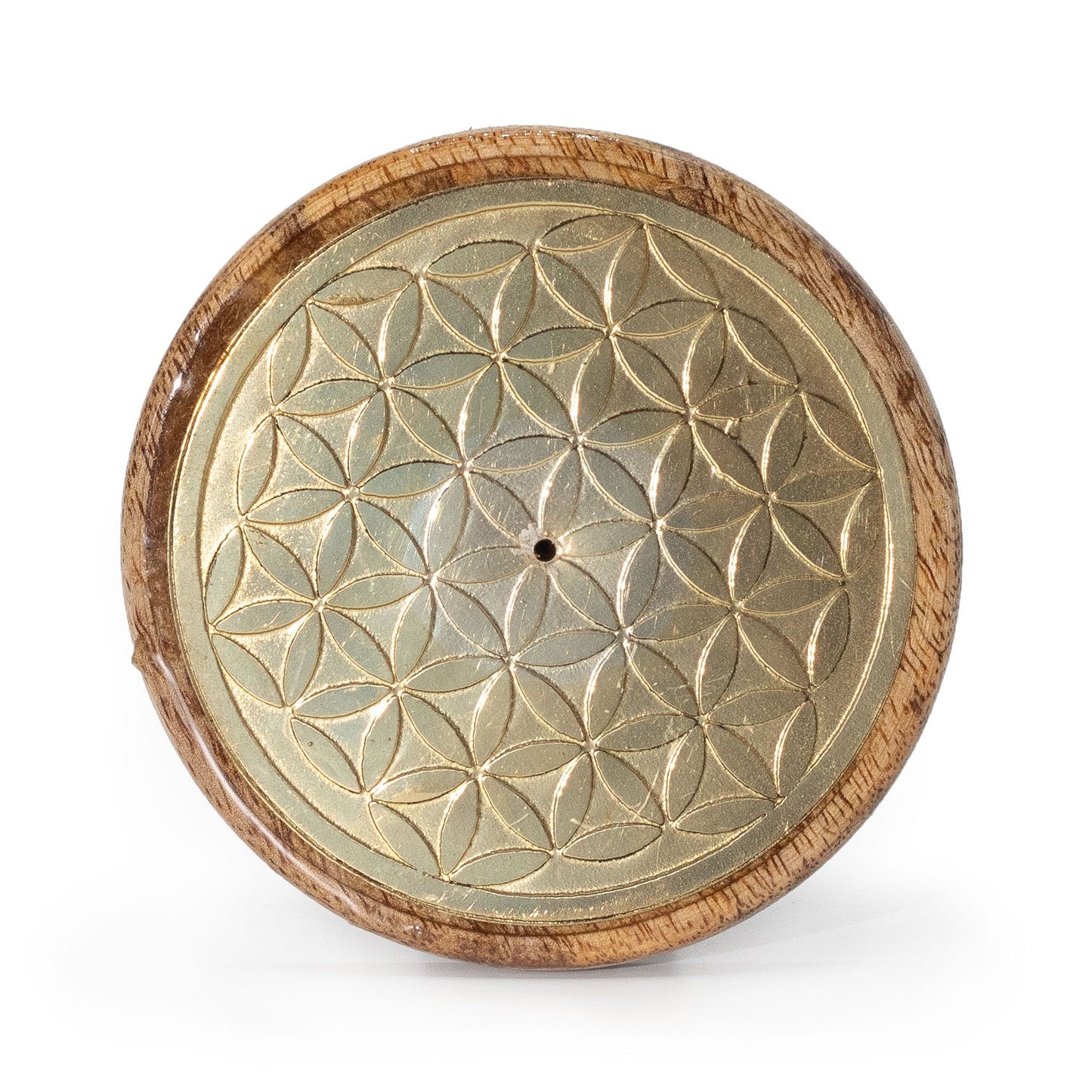 Oro sobre madera de mango - Flor de la vida - Tienda Online de Productos Naturales y Ecológicos