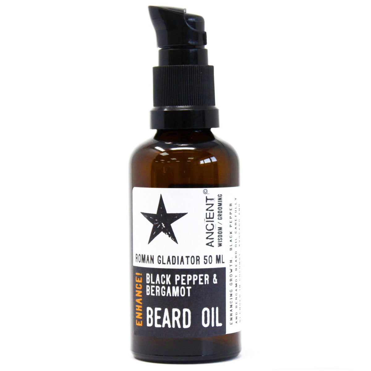 50ml Aceite para la barba - Gladiador Romano - Mejora! - Tienda Online de Productos Naturales y Ecológicos