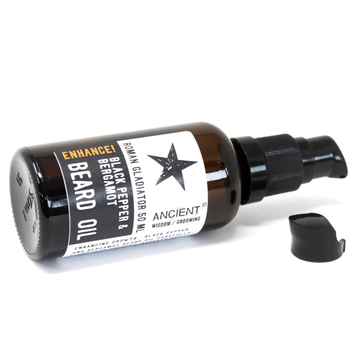 50ml Aceite para la barba - Gladiador Romano - Mejora! - Tienda Online de Productos Naturales y Ecológicos
