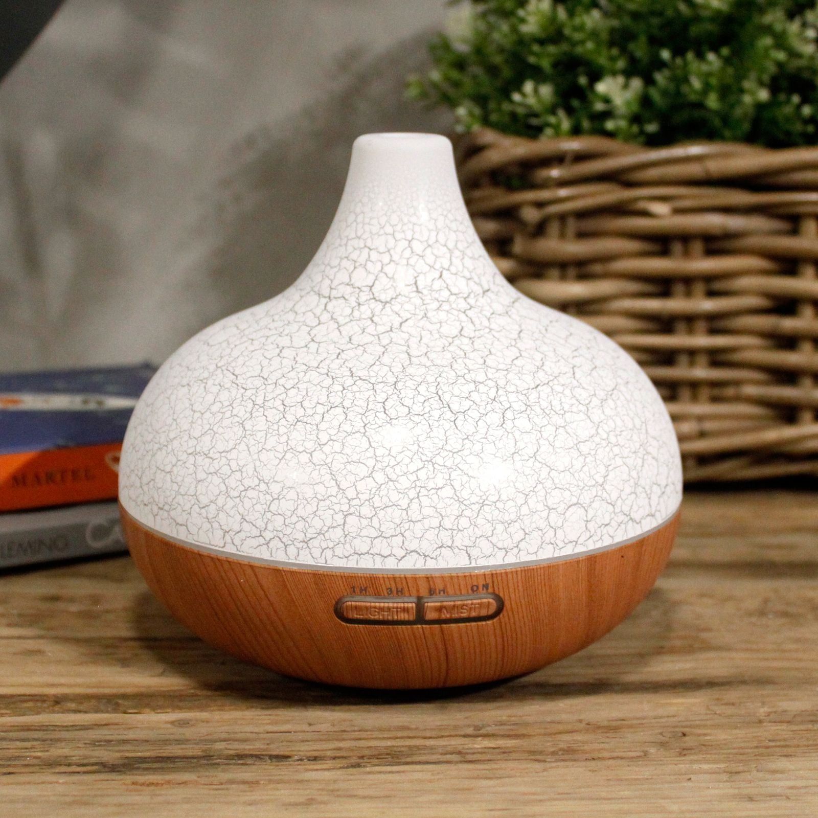 Santorini Atomiser - Shell Effect - USB - Colour Change - Timer - Tienda Online de Productos Naturales y Ecológicos