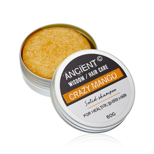 Lata de Champú Solido 60g - Crazy Mango - Tienda Online de Productos Naturales y Ecológicos