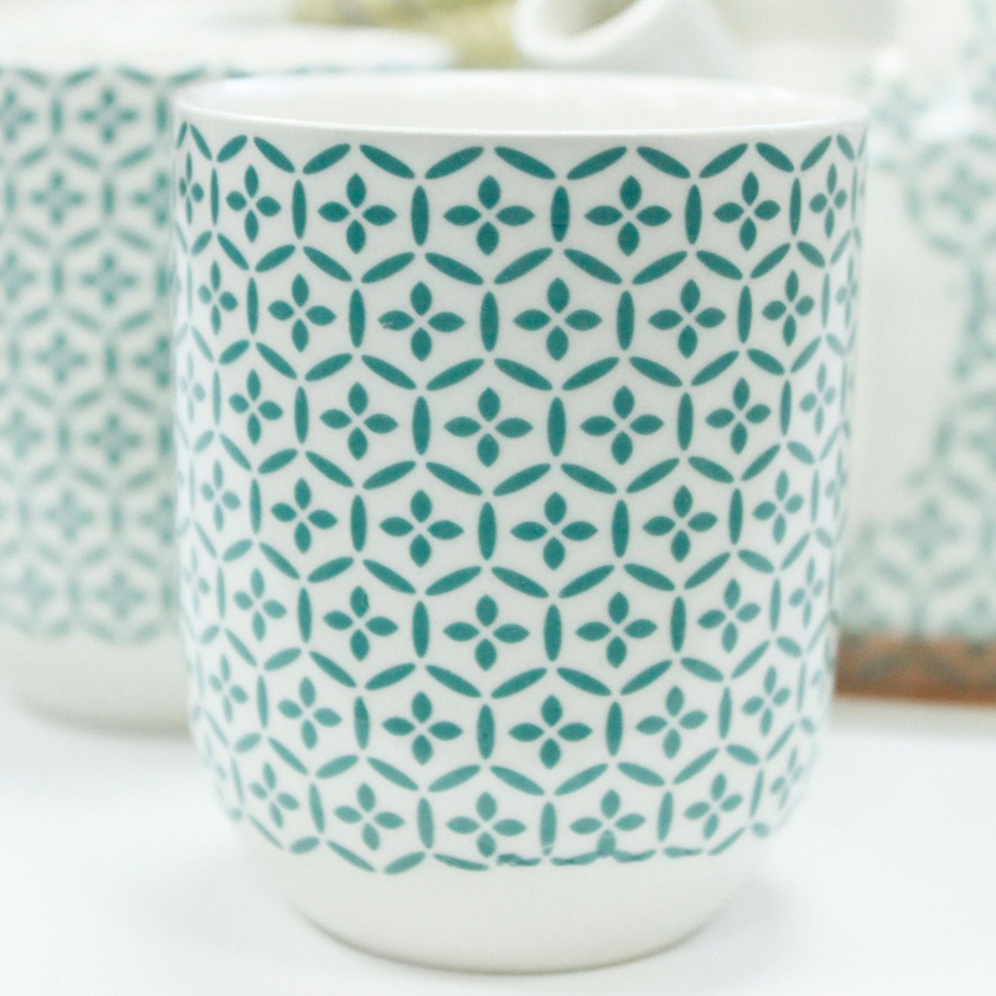 Set de tetera - Mosaico verde - Tienda Online de Productos Naturales y Ecológicos
