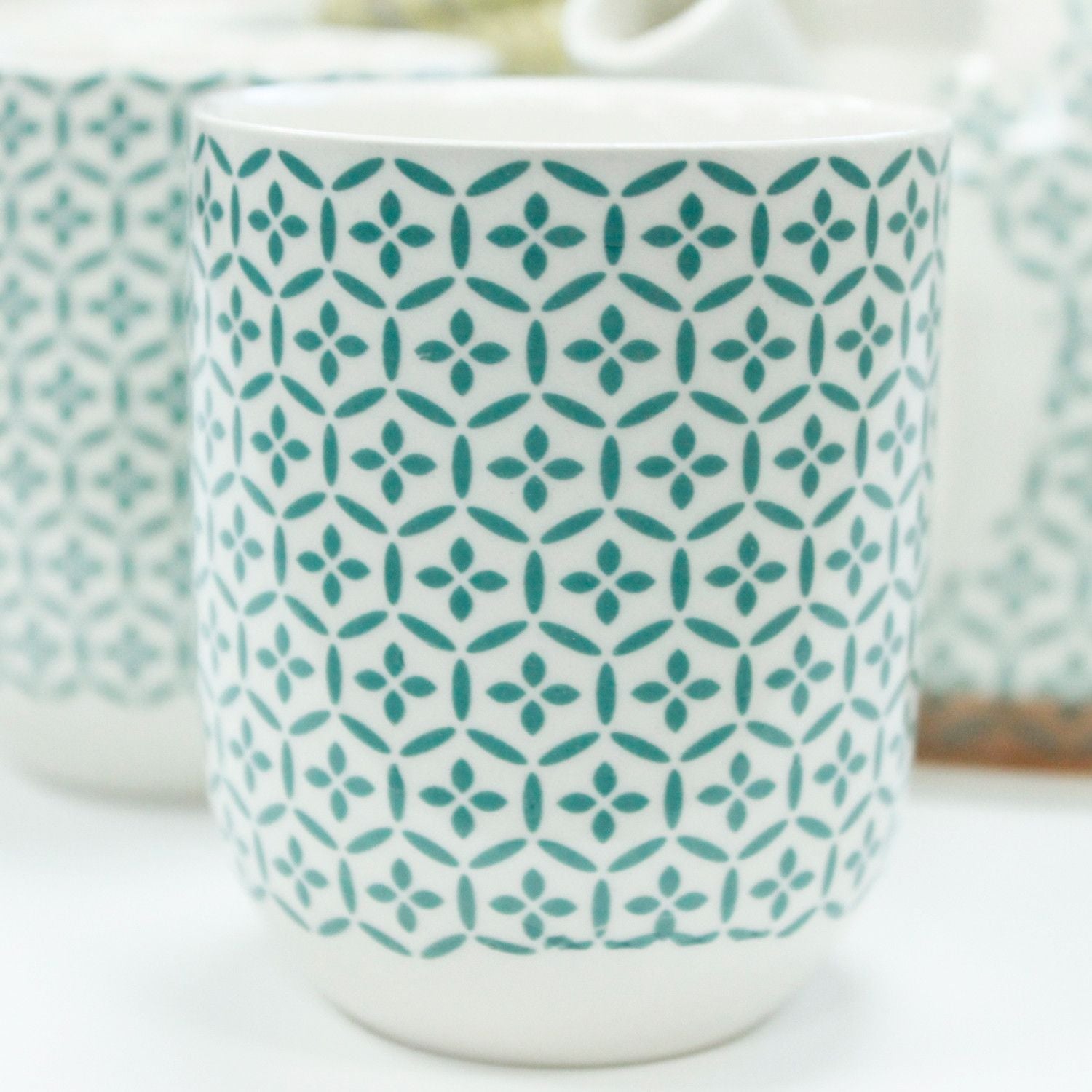 Set de tetera - Mosaico verde - Tienda Online de Productos Naturales y Ecológicos