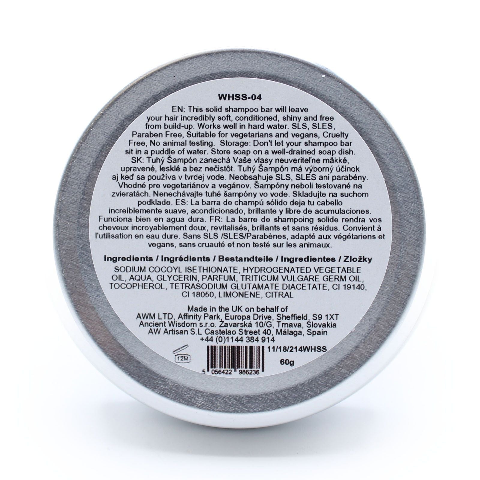 Champú sólido Wild Hare - Tutti Frutti - Tienda Online de Productos Naturales y Ecológicos