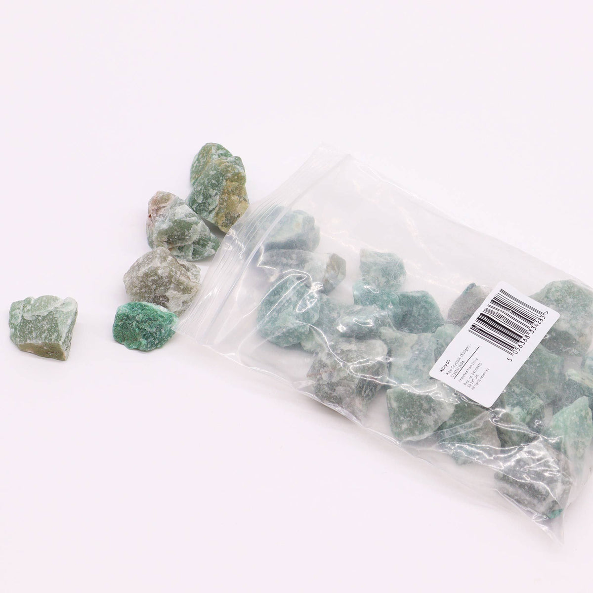Cristales en bruto (500 g) - Jade de cristal - Tienda Online de Productos Naturales y Ecológicos