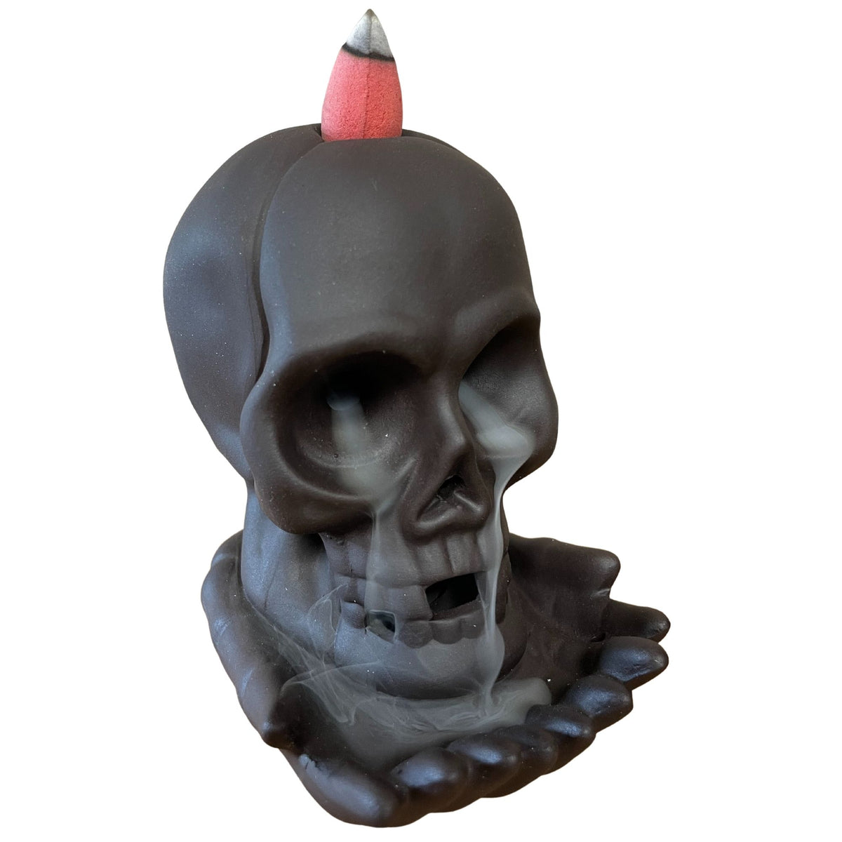 Quemador de Incienso Backflow - Calavera Llorona (con luz) - Tienda Online de Productos Naturales y Ecológicos