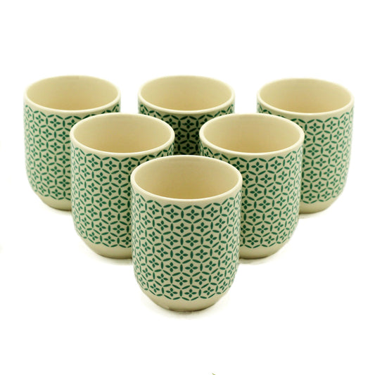 Tazas de te - Mosiac verde - Tienda Online de Productos Naturales y Ecológicos