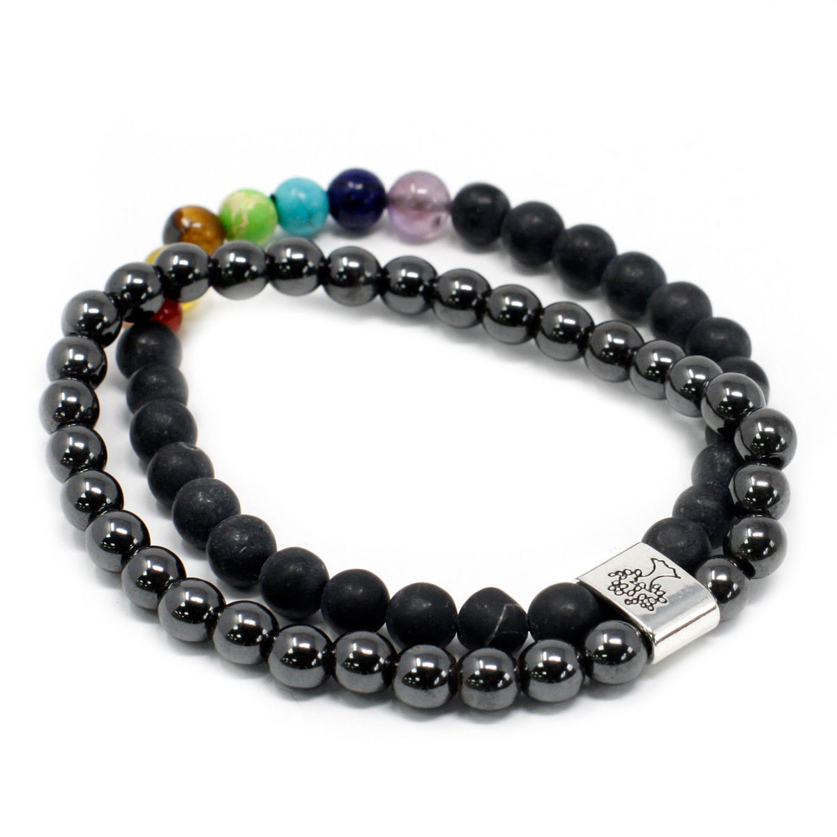 Pulsera de Piedras Preciosas Magnéticas - Chakra Piedra Negra - Tienda Online de Productos Naturales y Ecológicos