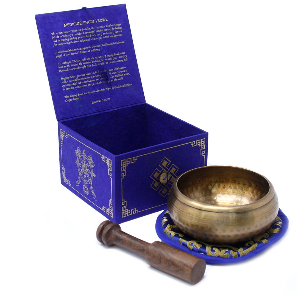 Cuenco tibetano set - Medicina Buda 10cm (min 500gm) - Tienda Online de Productos Naturales y Ecológicos