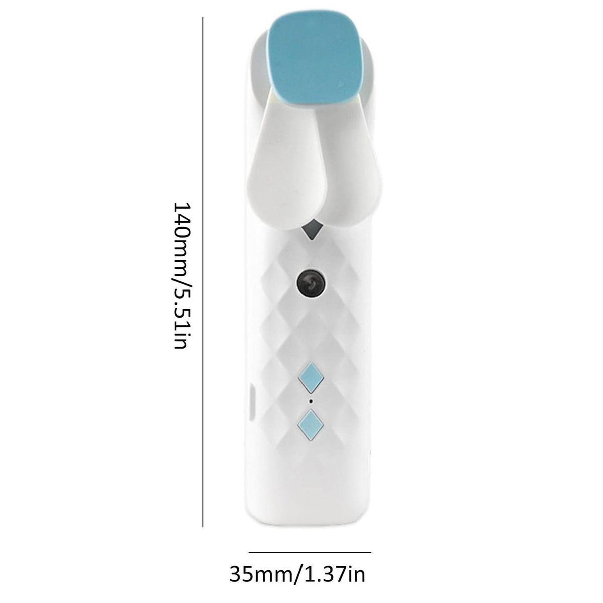 Ventilador y Pulverizador Facial Blanco - USB - Tienda Online de Productos Naturales y Ecológicos