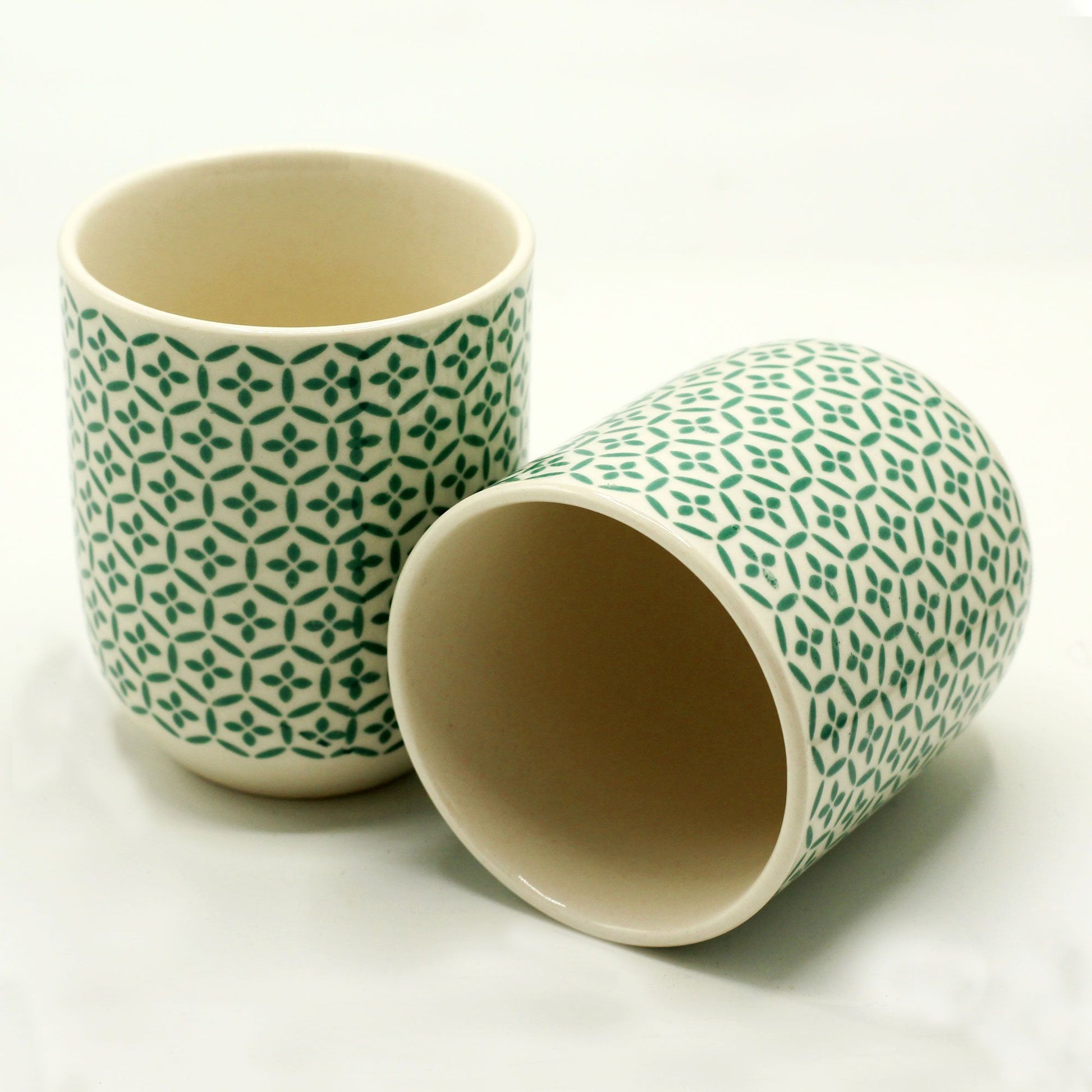 Tazas de te - Mosiac verde - Tienda Online de Productos Naturales y Ecológicos