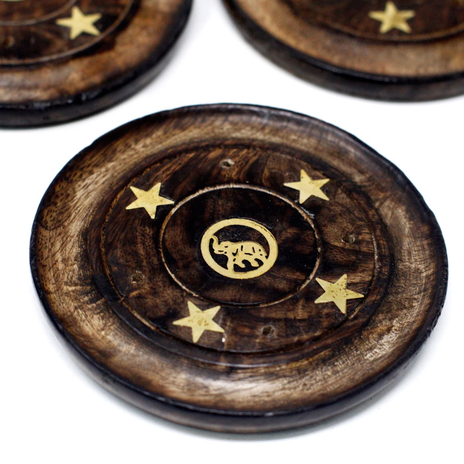 Mango Wood Disc 10cm (Cone & Incense) - Tienda Online de Productos Naturales y Ecológicos