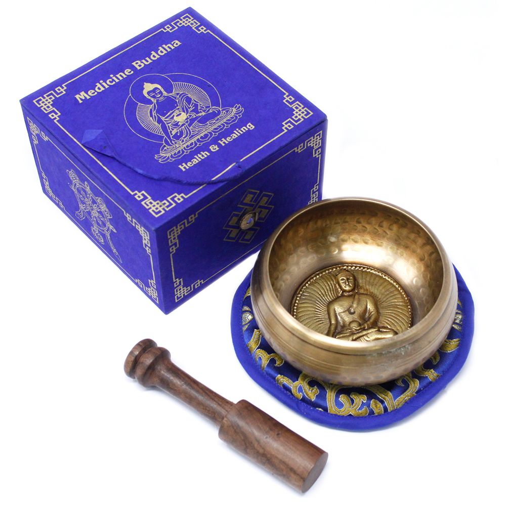 Cuenco tibetano set - Medicina Buda 10cm (min 500gm) - Tienda Online de Productos Naturales y Ecológicos