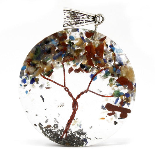 Colgante de Orgonita - Round Amethyst Tree - Tienda Online de Productos Naturales y Ecológicos