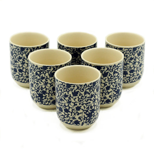 Tazas de te - Diseño azul - Tienda Online de Productos Naturales y Ecológicos