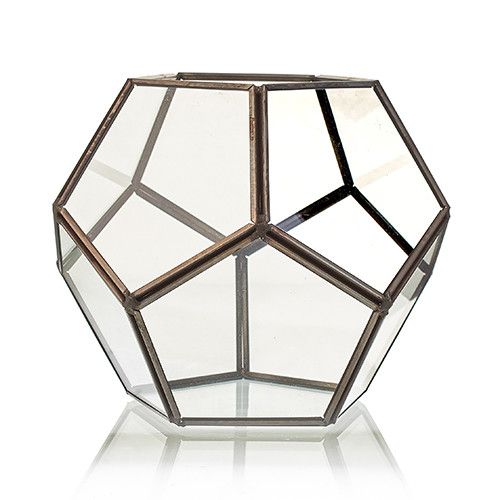 Terrario de Vidrio - Octágono Grande - Tienda Online de Productos Naturales y Ecológicos