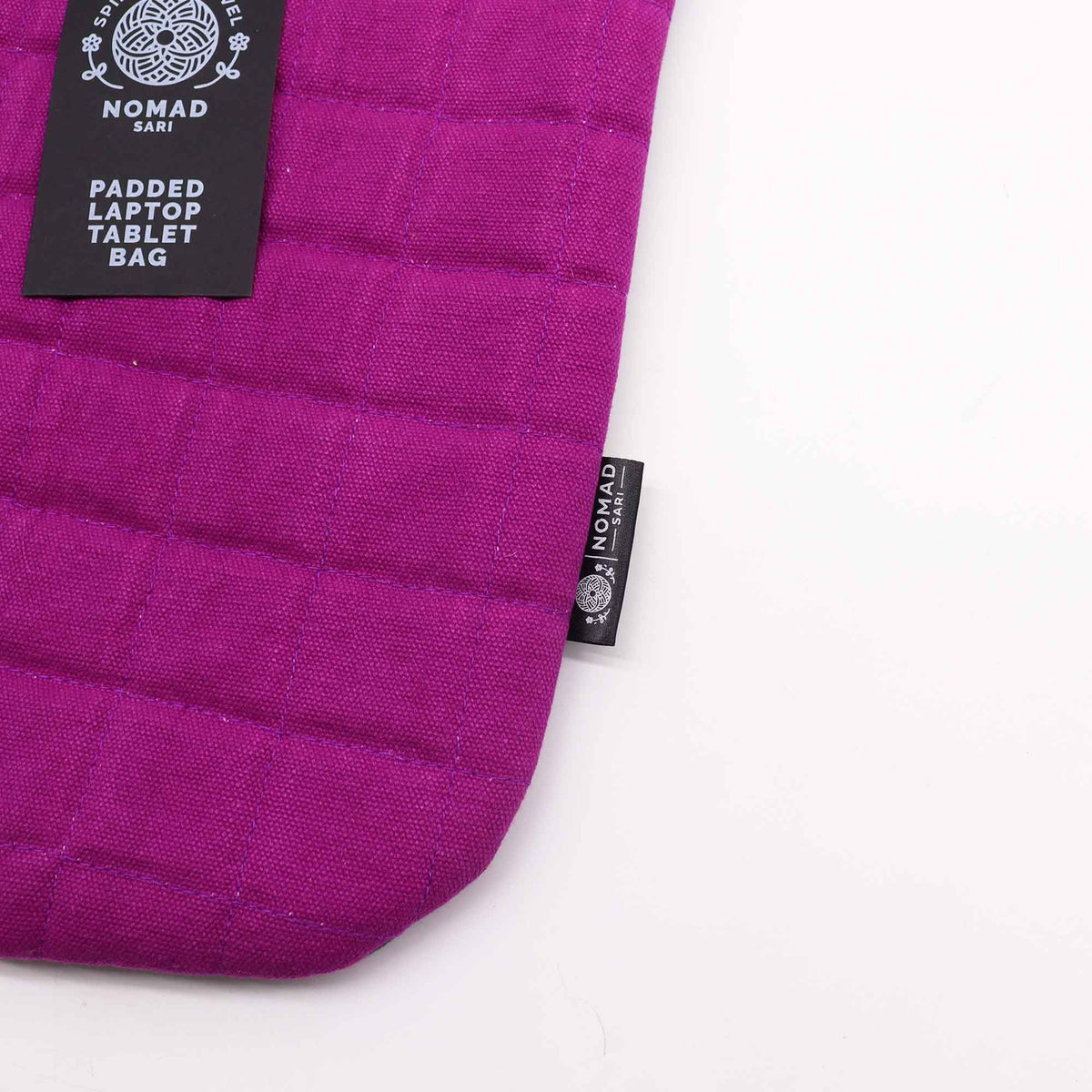 Funda acolchada para portátil - Púrpura Haze - Lavado de piedra de 14 oz - Tienda Online de Productos Naturales y Ecológicos