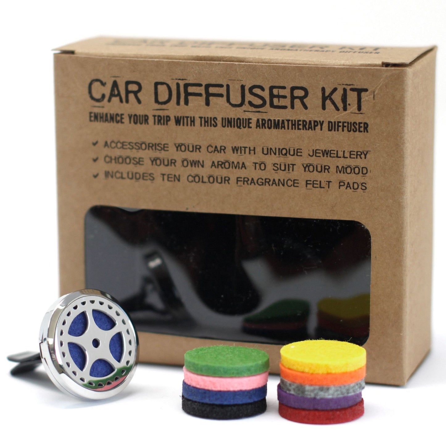 Kit difusor para coche - Rueda de auto - 30mm - Tienda Online de Productos Naturales y Ecológicos