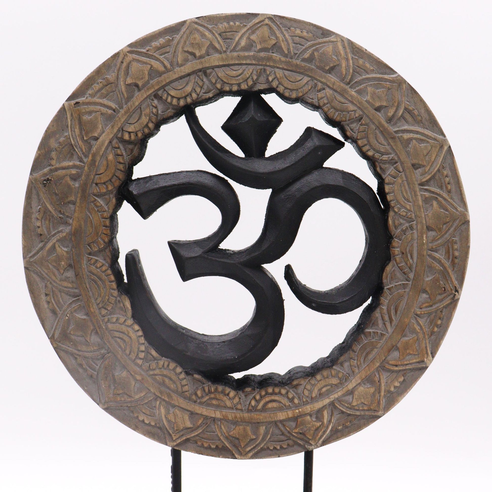 Buddha Feng Shui Set - Om - Gris y Negro - Tienda Online de Productos Naturales y Ecológicos