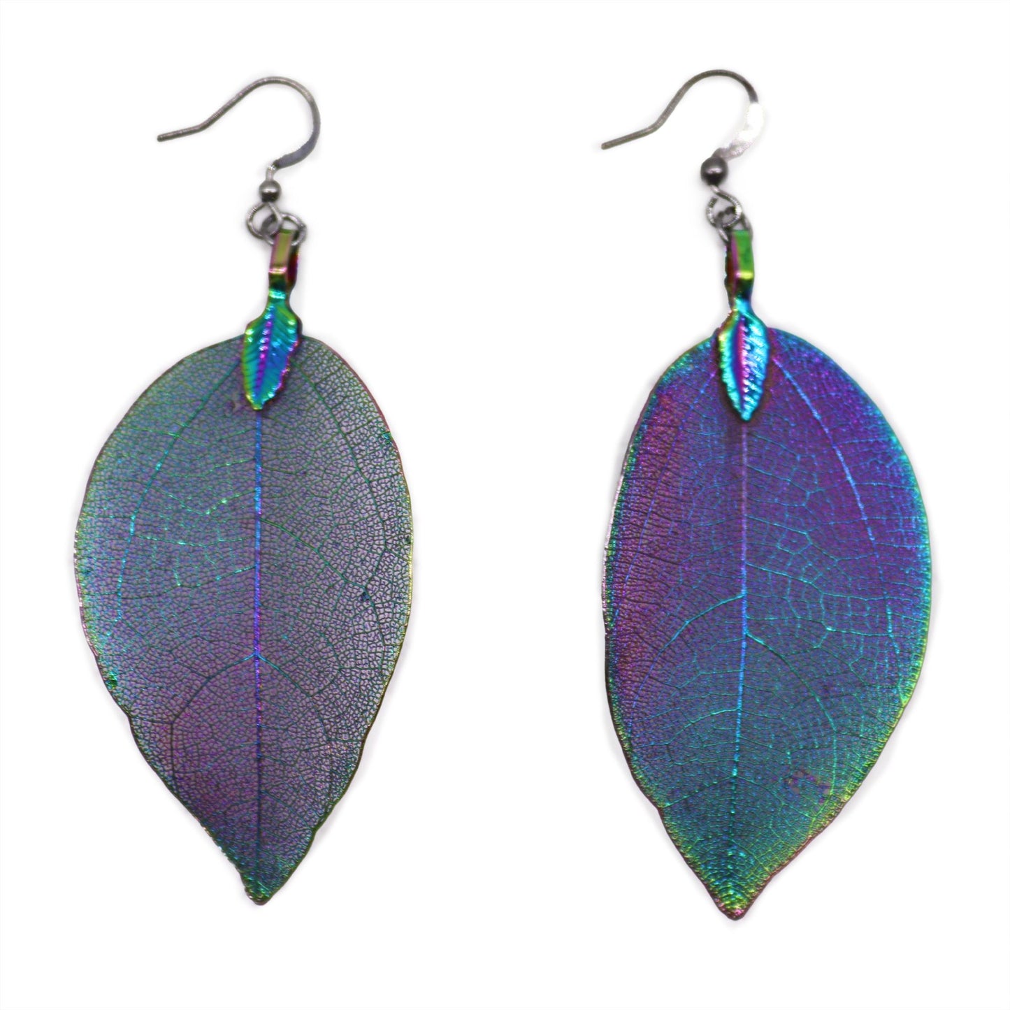 Pendientes - Hoja de valor - Multicolor - Tienda Online de Productos Naturales y Ecológicos