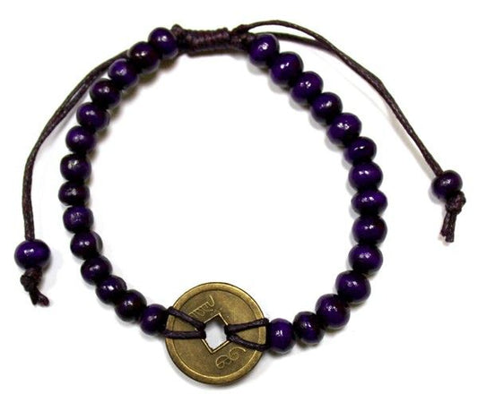 Pulseras Feng Shui - Púrpura - Tienda Online de Productos Naturales y Ecológicos