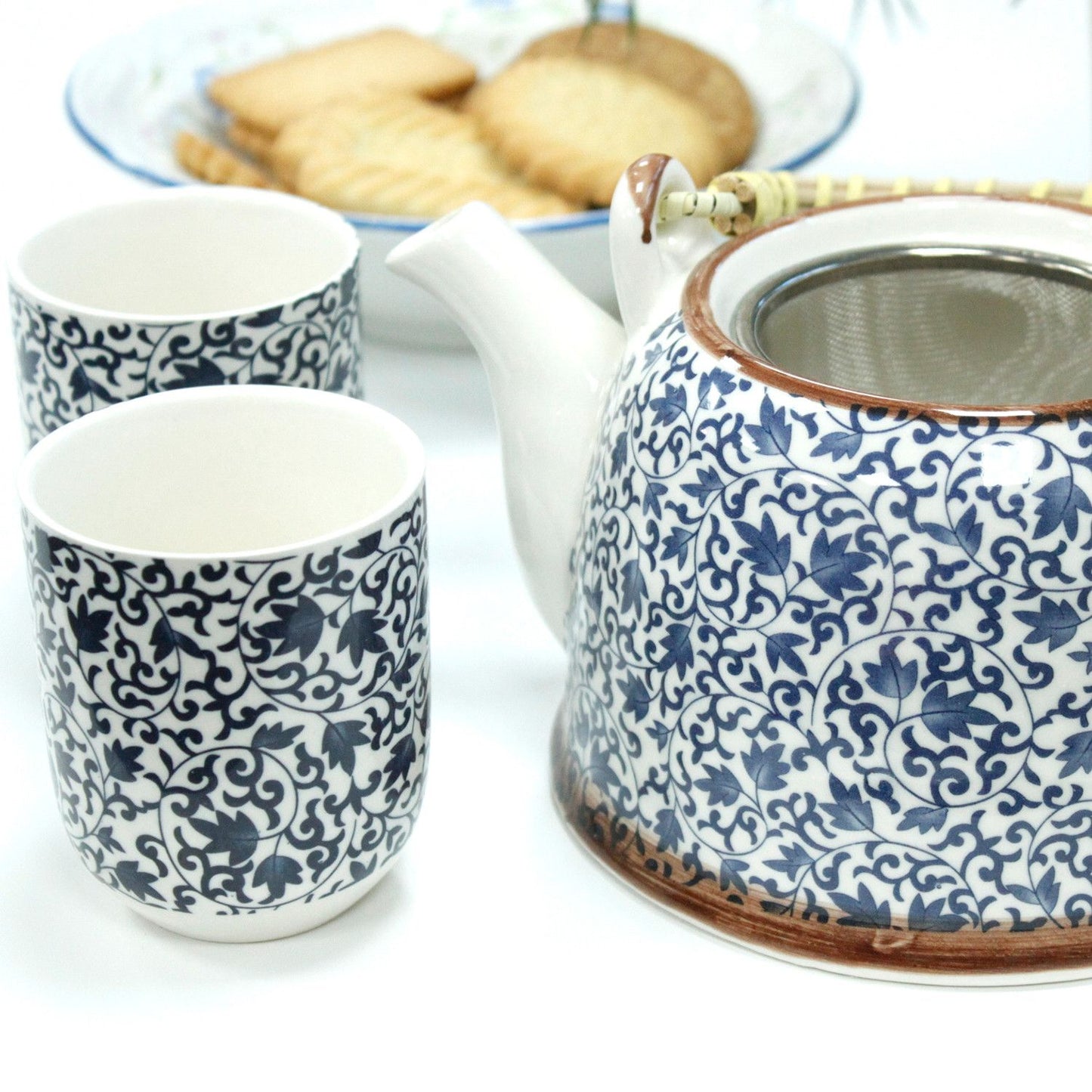 Set de tetera - Modelo azul - Tienda Online de Productos Naturales y Ecológicos