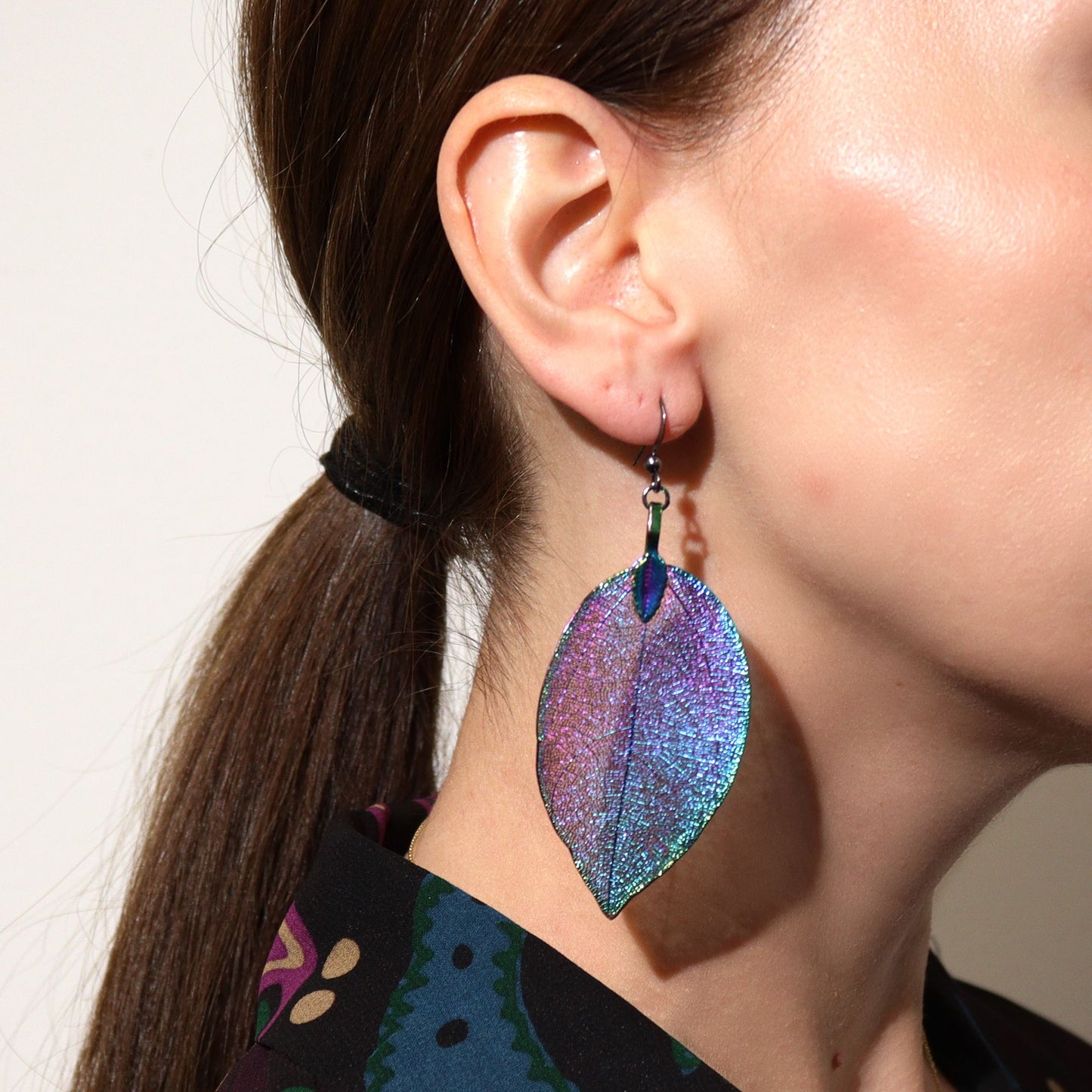Pendientes - Hoja de valor - Multicolor - Tienda Online de Productos Naturales y Ecológicos