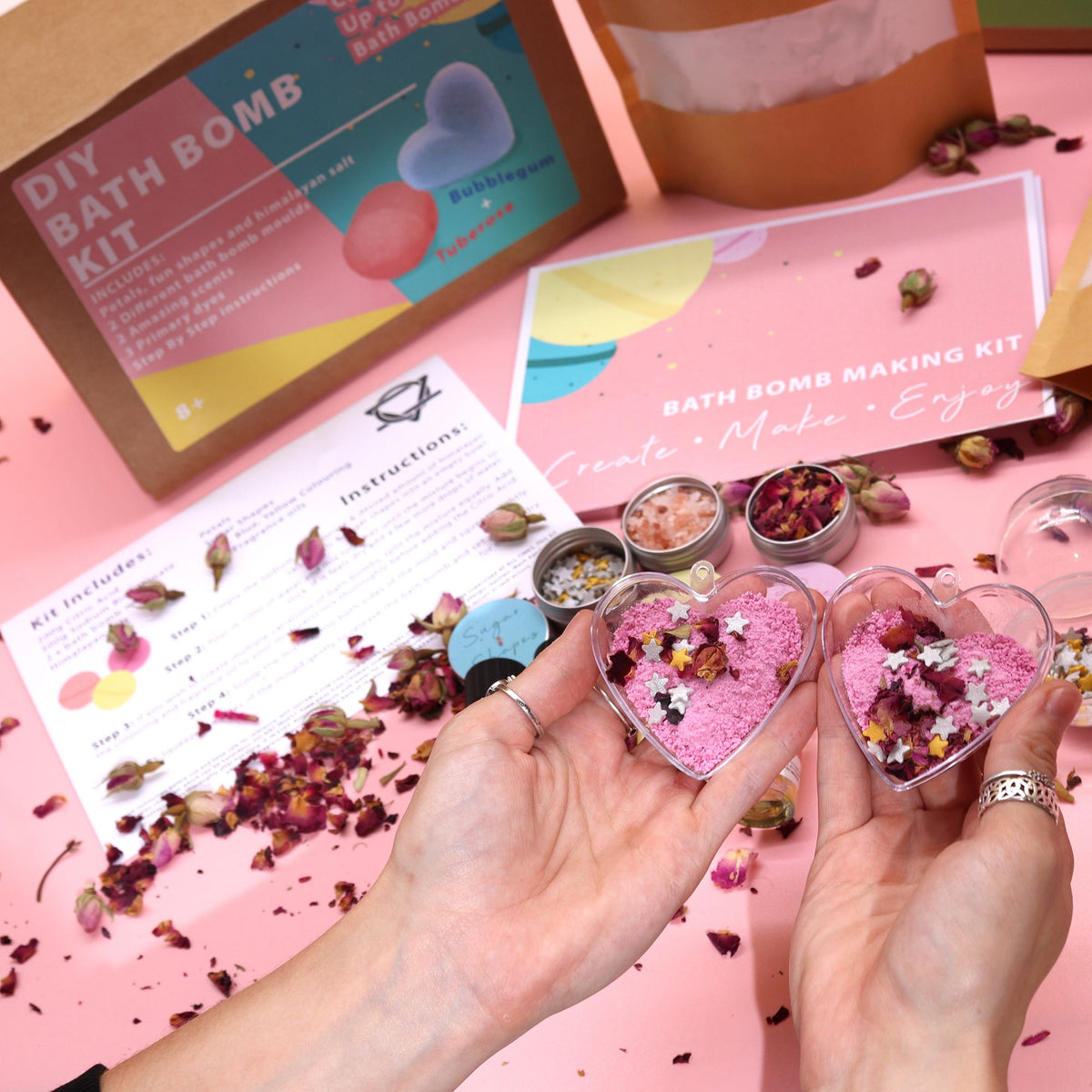 Kit de bombas de baño: limonada rosa y explosión de cítricos - Tienda Online de Productos Naturales y Ecológicos