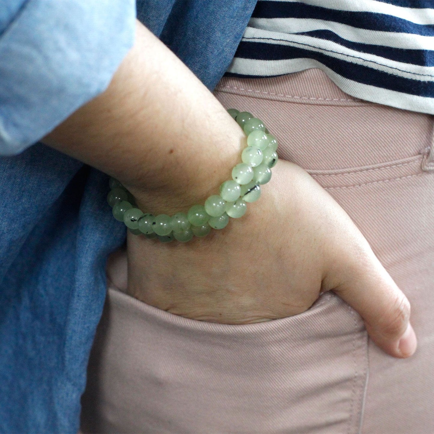 Brazalete de Energía - Jade - Tienda Online de Productos Naturales y Ecológicos