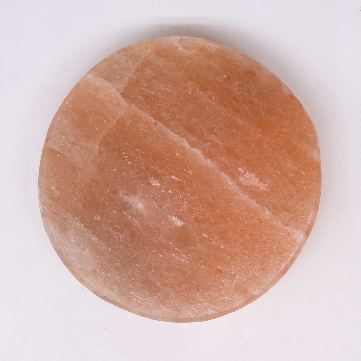 Plato de cocina con sal del Himalaya - Redondo - 20x20x5cm - Tienda Online de Productos Naturales y Ecológicos